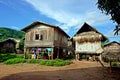 Traditional hut in Khmu village Nalan Neua, Luang Namtha province, Laos