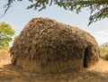 Traditional hut of the Giriama tribe in Kenya