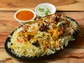 Traditional Hyderabadi Chicken dum Biryani