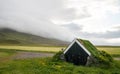 Traditional icelandic turf house Royalty Free Stock Photo