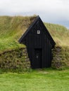 Traditional Icelandic turf house at Keldur farm Royalty Free Stock Photo