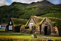 Iceland, SkÃÂ³gar, Houses