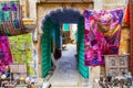 Traditional India - streets of Jaisalmer town in Rajasthan