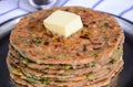 Traditional Indian Breakfast Paratha