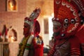 Traditional Indian dancers Royalty Free Stock Photo