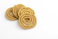 Traditional Indian Diwali snacks Chakali or murukku Indian Traditional Tea Time Snack Chakli Royalty Free Stock Photo