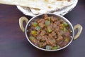 Traditional indian food Kadhai Chicken Tawa Mutton Royalty Free Stock Photo