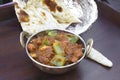 Traditional indian food Kadhai Chicken Tawa Mutton Royalty Free Stock Photo