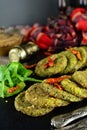 A traditional Indian Hara Bhara Kebab Royalty Free Stock Photo