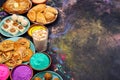 Traditional Indian Holi festival food Royalty Free Stock Photo