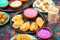Traditional Indian Holi festival food Royalty Free Stock Photo