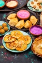 Traditional Indian Holi festival food Royalty Free Stock Photo