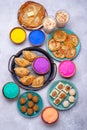 Traditional Indian Holi festival food Royalty Free Stock Photo