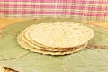Traditional indian home made roti chapati paratha indian flat bread or indian tortilla nan Royalty Free Stock Photo