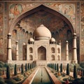 Traditional Indian monument paintings Royalty Free Stock Photo