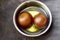 Traditional indian sweets Gulab Jamun Royalty Free Stock Photo