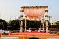 Traditional Indian wedding stage