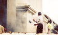 Traditional indigenous maya ceremony in Chichicastenango - Guatemala Royalty Free Stock Photo