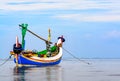 Traditional Indonesian fishing boat (Jukung)