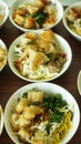 Traditional Indonesian food called soto mie Bogor