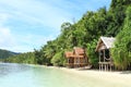 Traditional houses in homestay Lumba-lumba Royalty Free Stock Photo