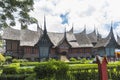 Traditional indonesian houses in Taman Mini Park