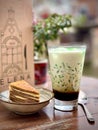 Traditional Indonesian sweet refreshing drink cendol