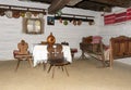 Traditional interior house view - Baia Mare Village Museum, MaramureÃâ¢ County, Romania