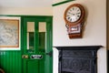 Traditional interior view of a an old steam railway station in Britain.