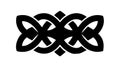 Traditional Interlocking Celtic Knot Vector, vector design Generative AI Royalty Free Stock Photo