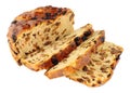 Traditional Irish Barmbrack Sweet Bread Loaf Royalty Free Stock Photo