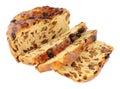 Traditional Irish Barmbrack Sweet Bread Loaf Royalty Free Stock Photo