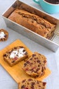 Traditional Irish Barmbrack Tea Cake Royalty Free Stock Photo