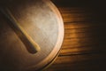 Traditional Irish bodhran and stick