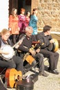 Traditional irish music and dance Royalty Free Stock Photo