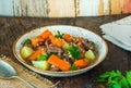 Traditional Irish stew Royalty Free Stock Photo