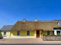 Traditional Irish Thatched Cottages, Bettystown, County Meath Royalty Free Stock Photo