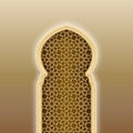 Traditional Islamic Arabic Arch Background Royalty Free Stock Photo