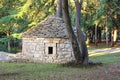 Traditional Istrian Kazun stone hut, Istria Croatia