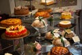 Italian bakery food tradition. Creative gourmet pastry