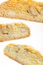 Traditional italian biscuits with almond cantuccini