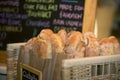 Traditional Italian bread ciabatta Royalty Free Stock Photo