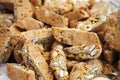 Traditional italian Cantuccini cookies Royalty Free Stock Photo