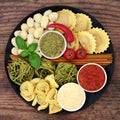 Traditional Italian Healthy Pasta Ingredients