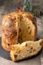 Traditional Italian Panettone Royalty Free Stock Photo