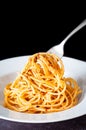 Traditional Italian pasta dish known as Poor Man`s Pasta. Royalty Free Stock Photo