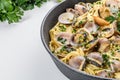 Spaghetti alle Vongole Royalty Free Stock Photo