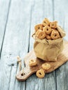 Taralli or tarallini, copy space