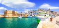 Traditional Italy - white town Monopoli in Puglia