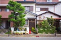 Traditional japanese architecture in Arashiyama Royalty Free Stock Photo